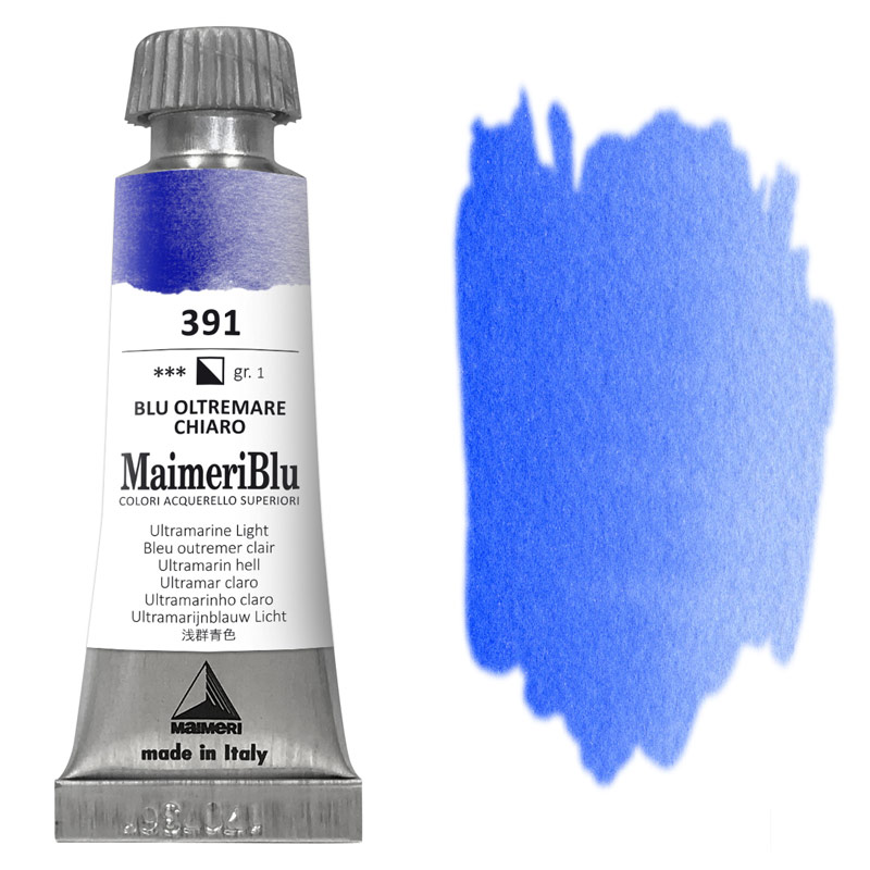 MaimeriBlu Superior Watercolour 12ml Ultramarine Light