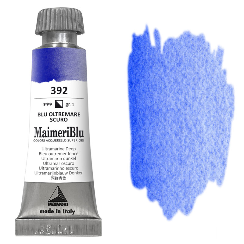 MaimeriBlu Superior Watercolour 12ml Ultramarine Deep