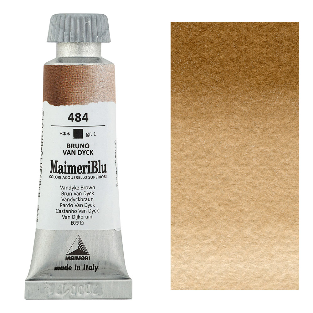 MaimeriBlu Superior Watercolour 12ml Vandyke Brown