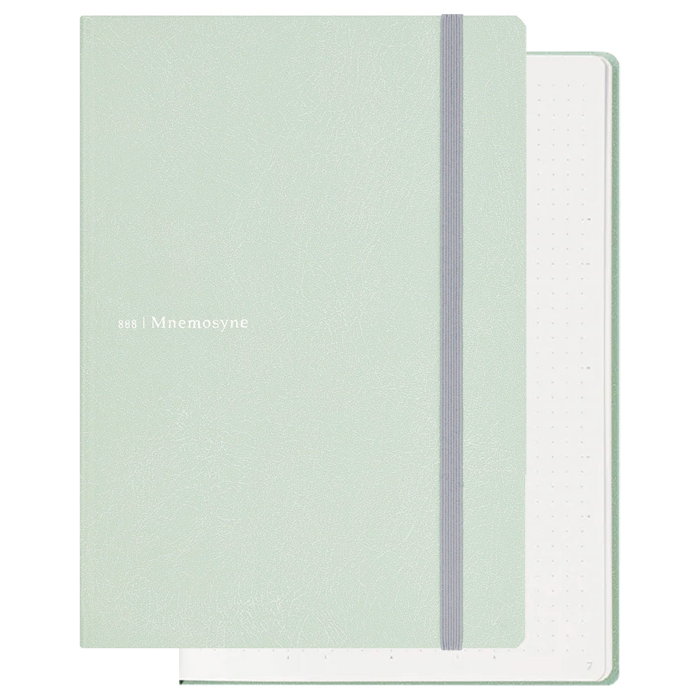 Maruman Mnemosyne A5 Dot Grid Journal 120 Sheets 5.8"x8.3" Mint Green