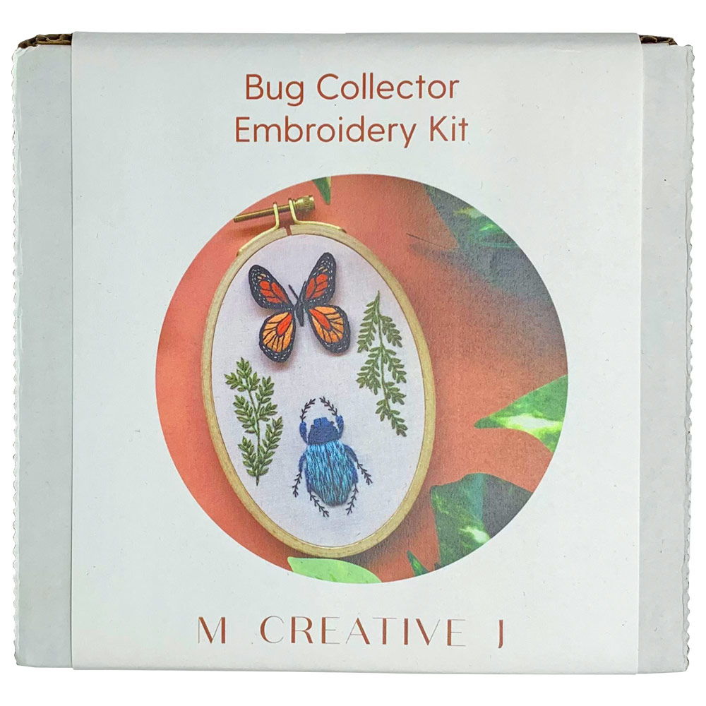 M Creative J Embroidery Kit 3D Bug Collector