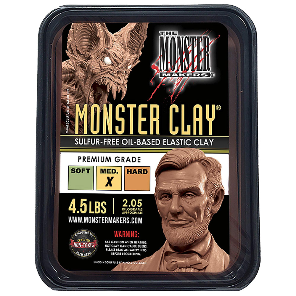 The Monster Makers Monster Clay 4.5lb Medium Brown