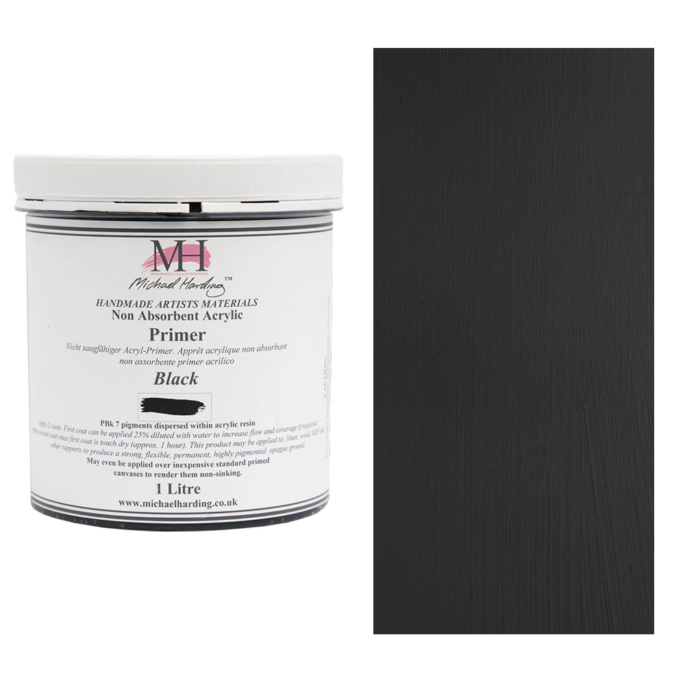 Michael Harding Non-Absorbent Acrylic Primer 1000ml Black