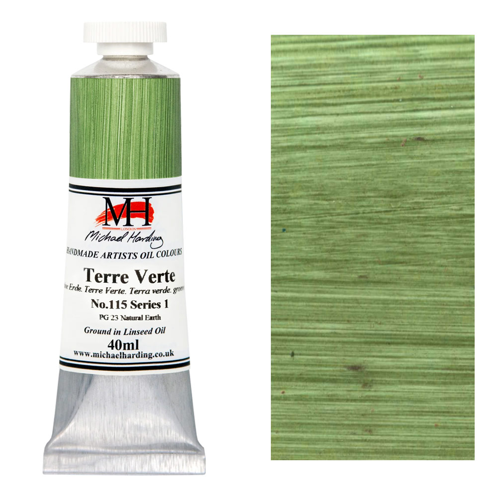 Michael Harding Artists Oil Colour 40ml Terre Verte