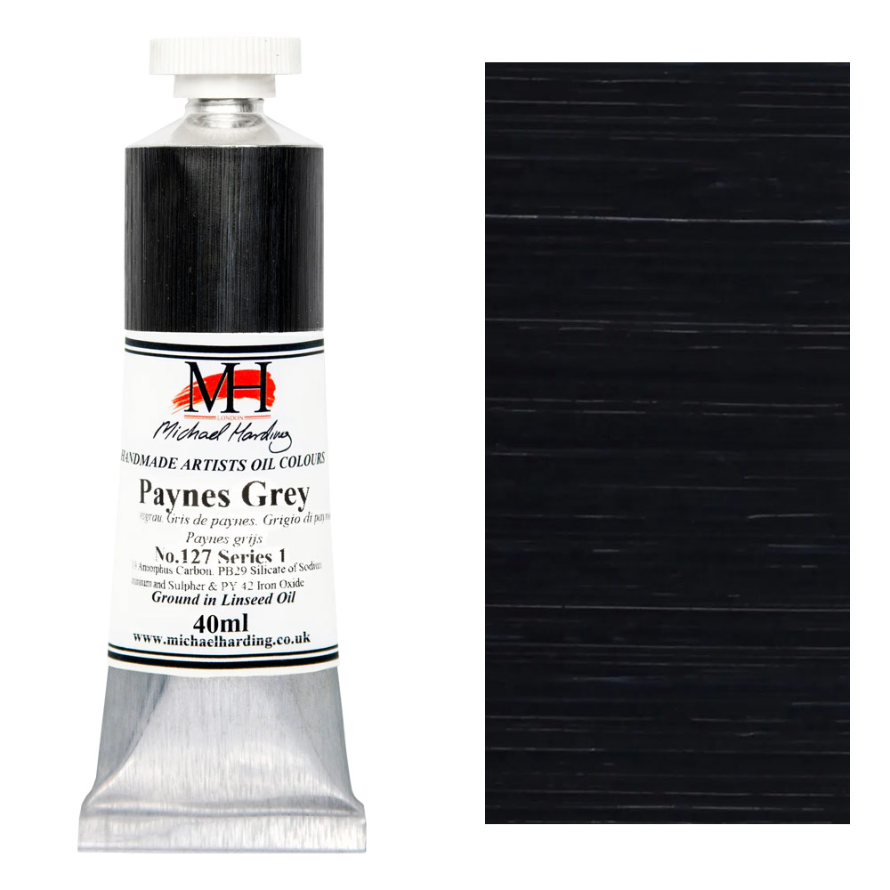 Michael Harding Artists Oil Colour 40ml Payne's Grey