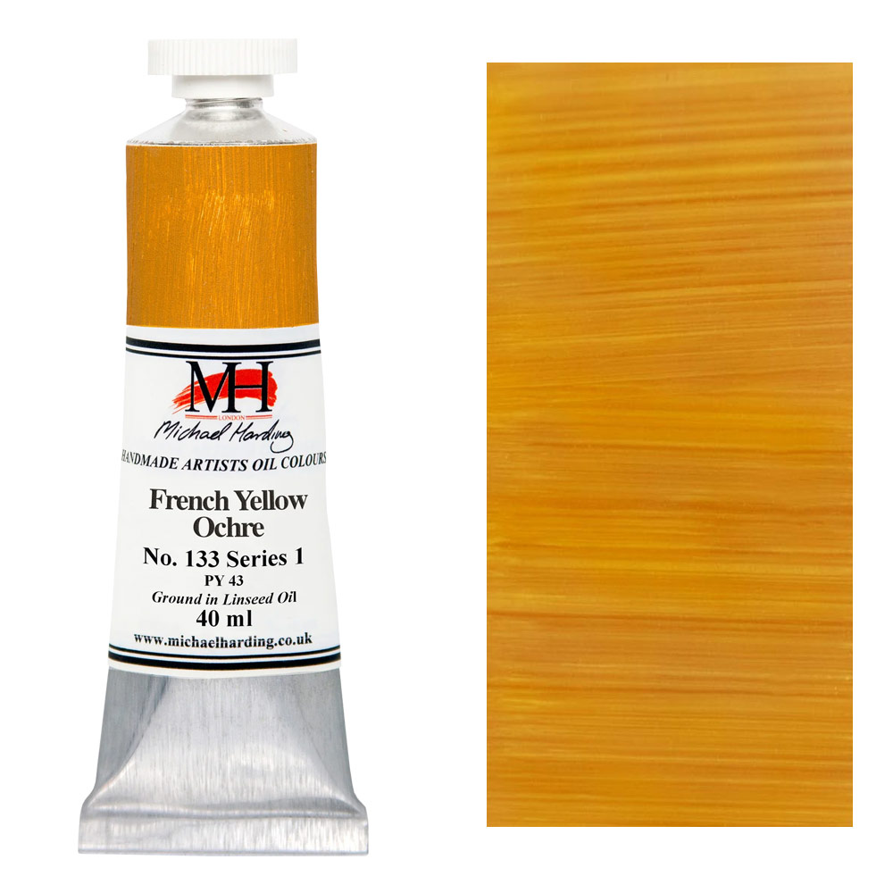Michael Harding Artists Oil Colour 40ml French Yellow Ochre