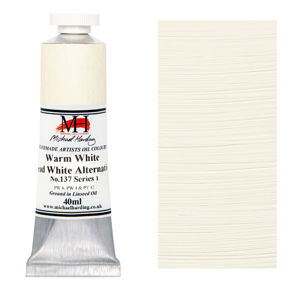Michael Harding Artists Oil Colour 40ml Warm White