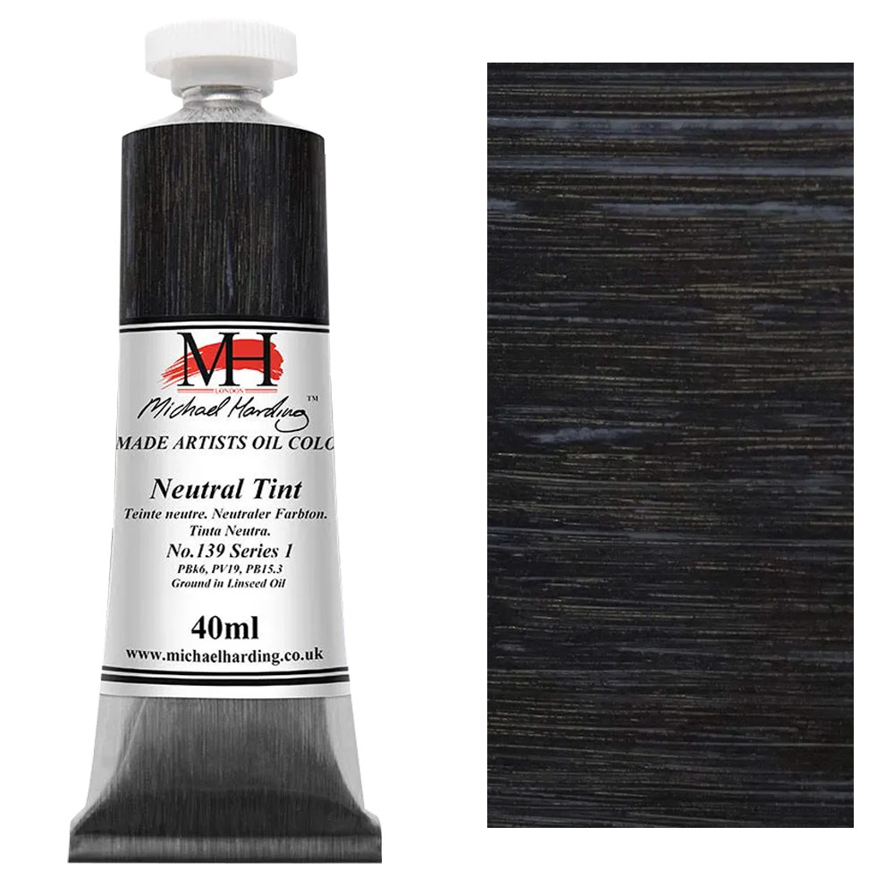 Michael Harding Artists Oil Colour 40ml Neutral Tint