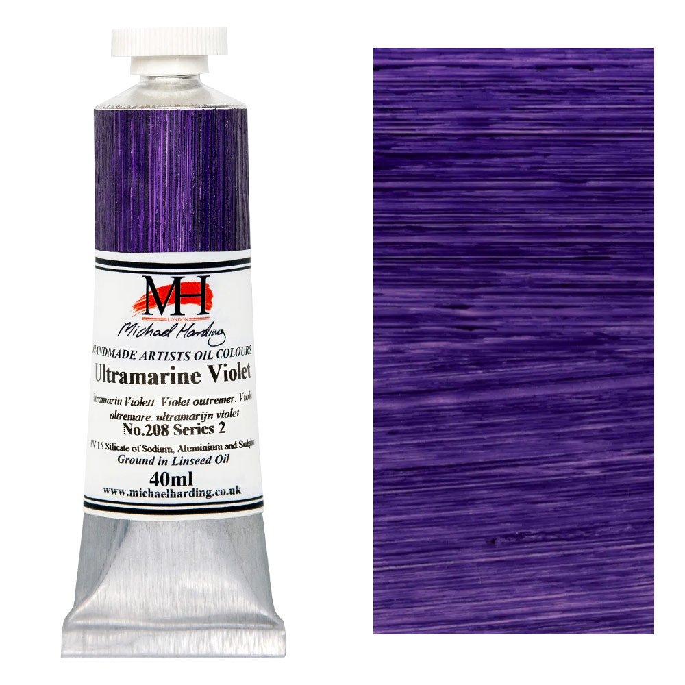 Michael Harding Artists Oil Colour 40ml Ultramarine Violet