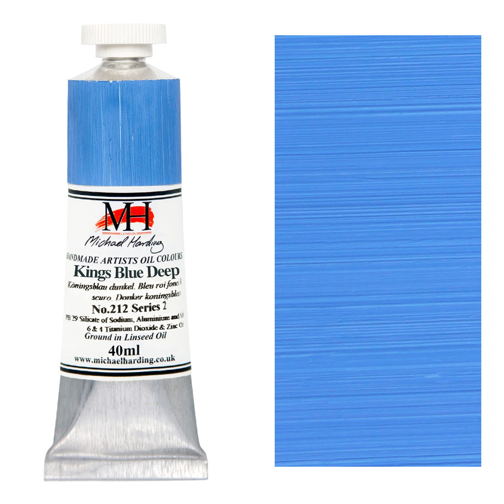Michael Harding Artists Oil Colour 40ml Kings Blue Deep