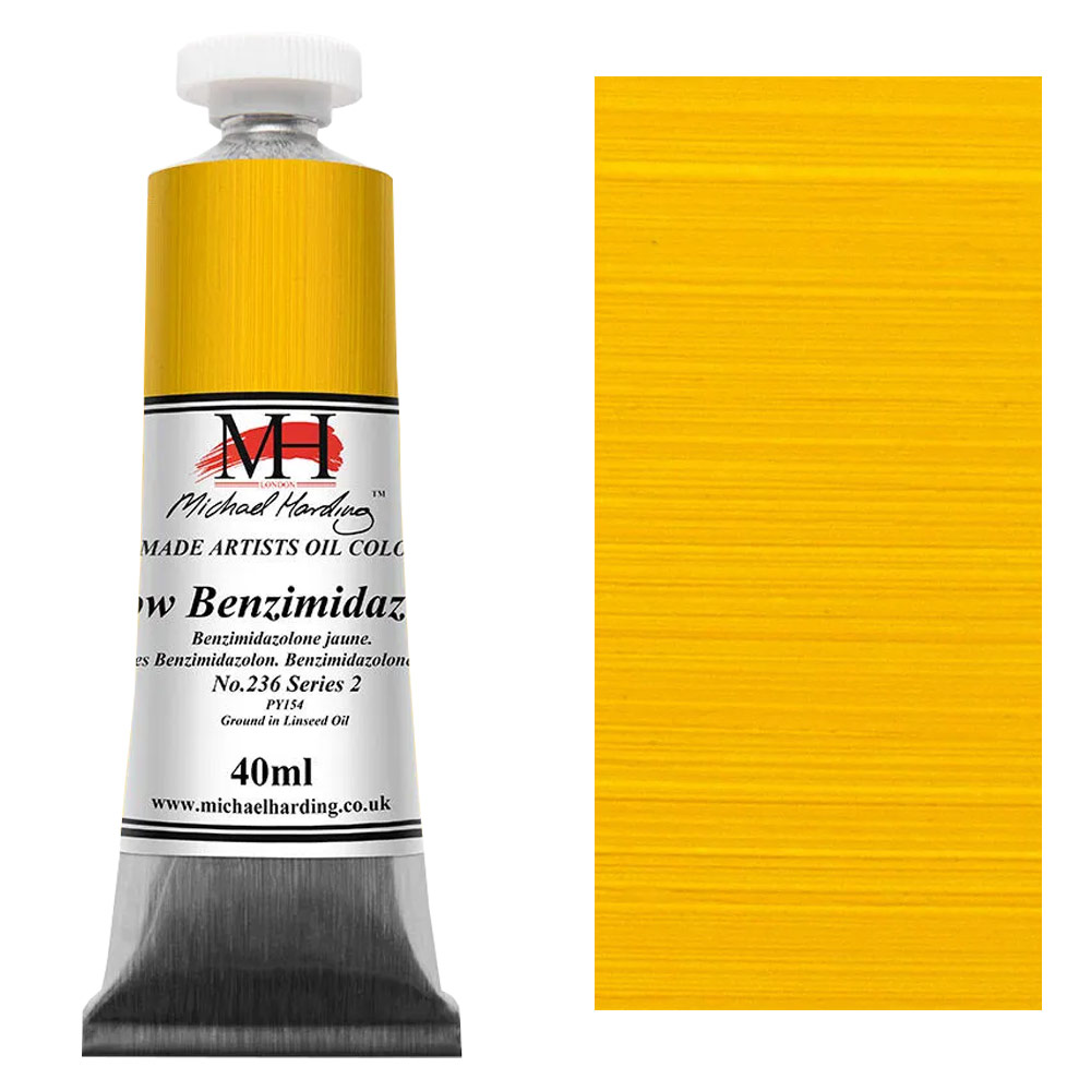 Michael Harding Artists Oil Colour 40ml Yellow Benzimidazolone