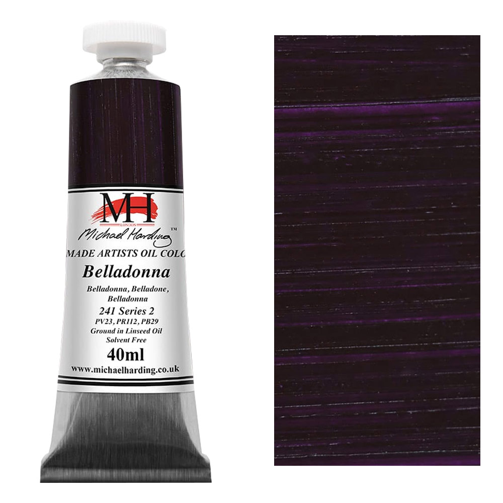 Michael Harding Artists Oil Colour 40ml Belladonna