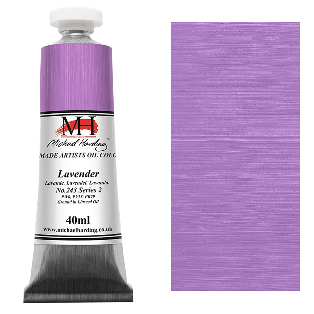 Michael Harding Artists Oil Colour 40ml Lavender