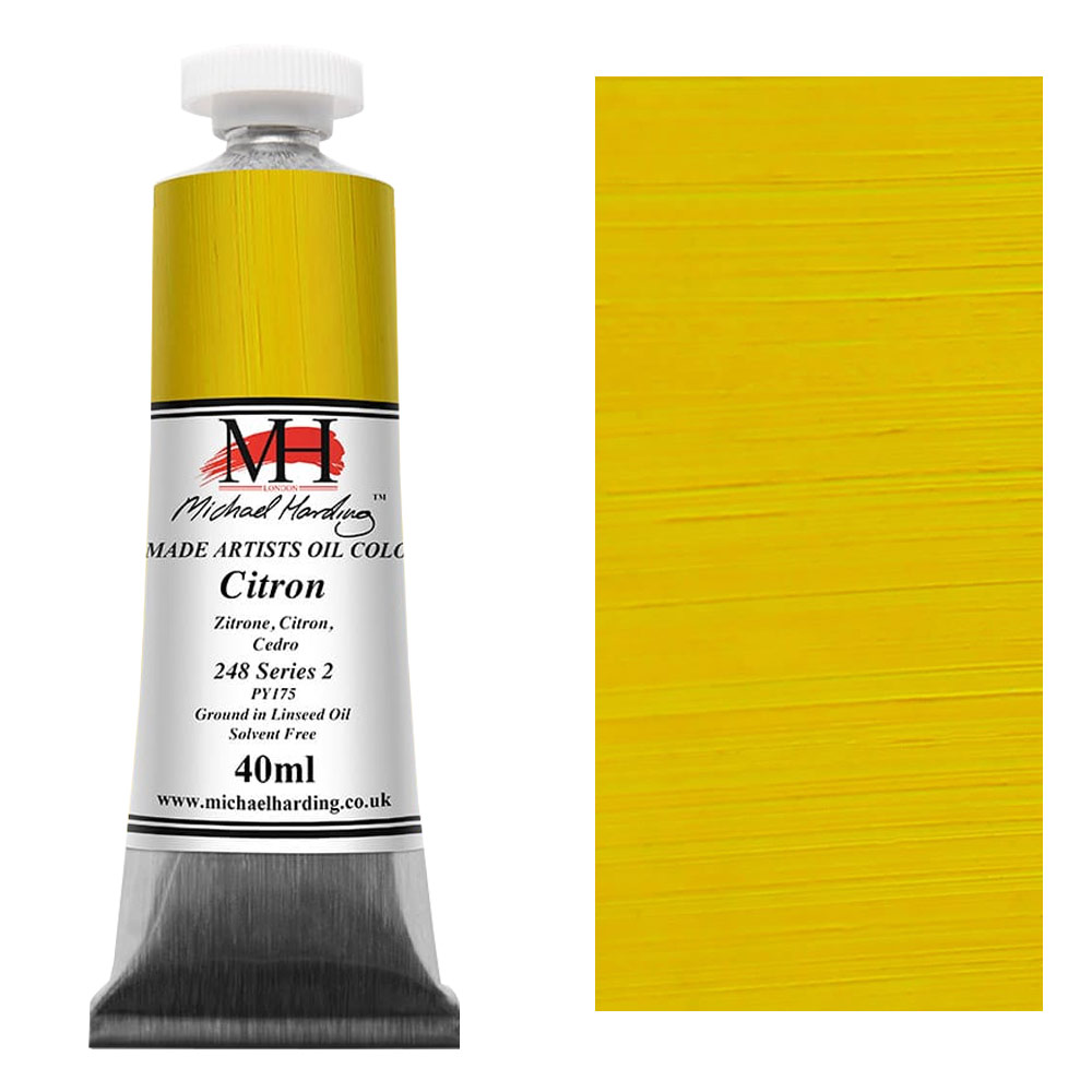 Michael Harding Artists Oil Colour 40ml Citron