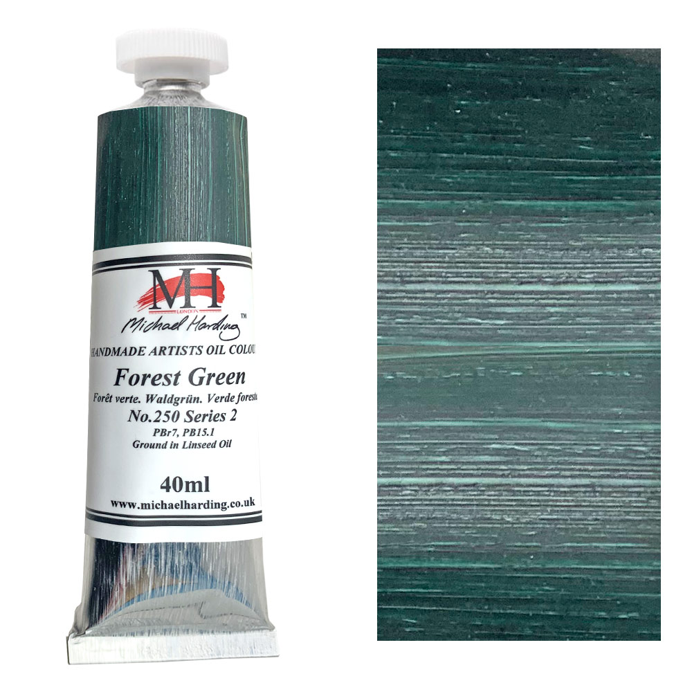 Michael Harding Artists Oil Colour 40ml Forest Green