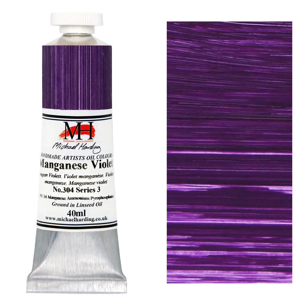 Michael Harding Artists Oil Colour 40ml Manganese Violet