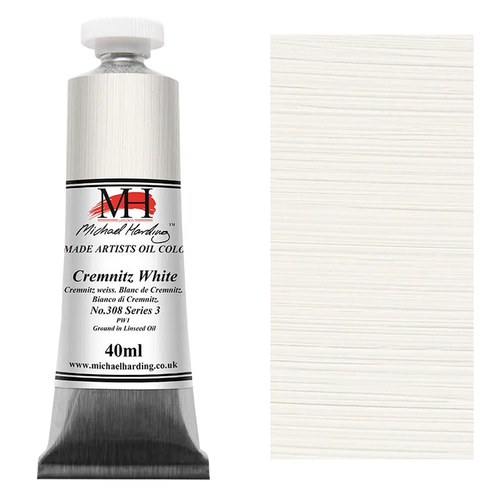 Michael Harding Artists Oil Colour 40ml Cremnitz White (Linseed)