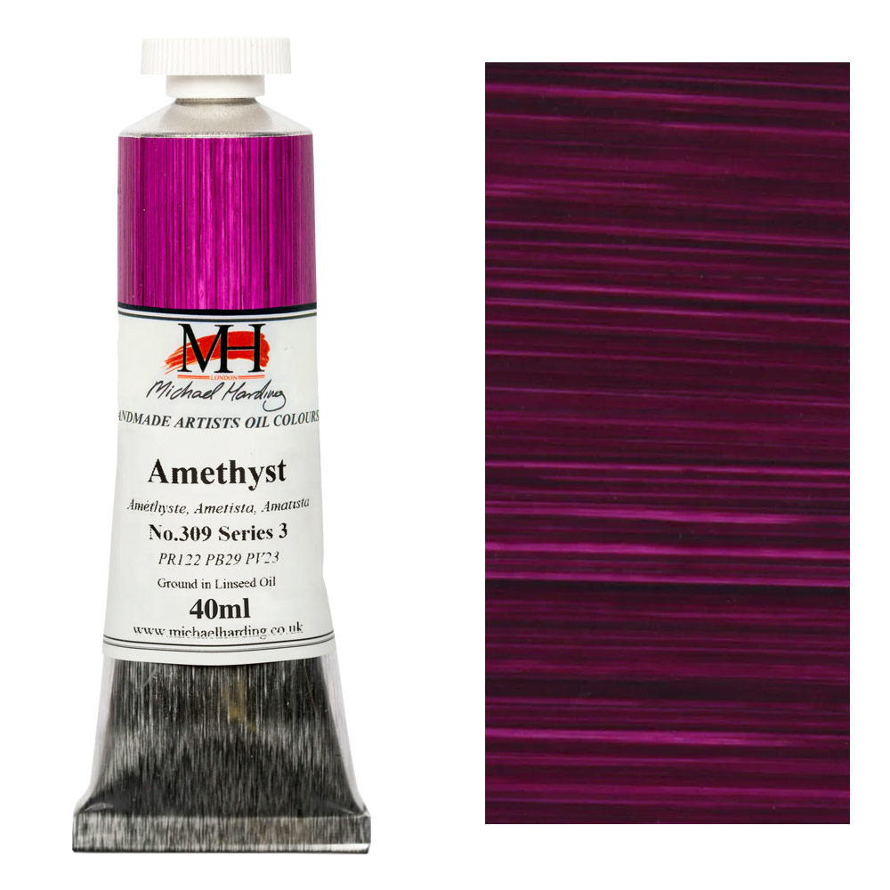 Michael Harding Artists Oil Colour 40ml Amethyst