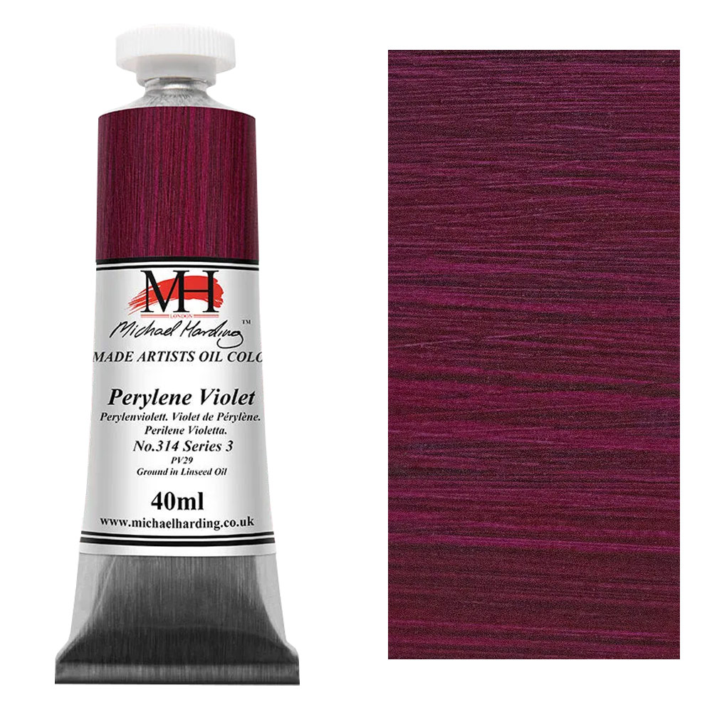 Michael Harding Artists Oil Colour 40ml Perylene Violet