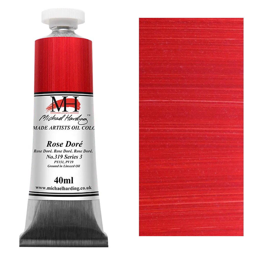 Michael Harding Artists Oil Colour 40ml Rose Dore