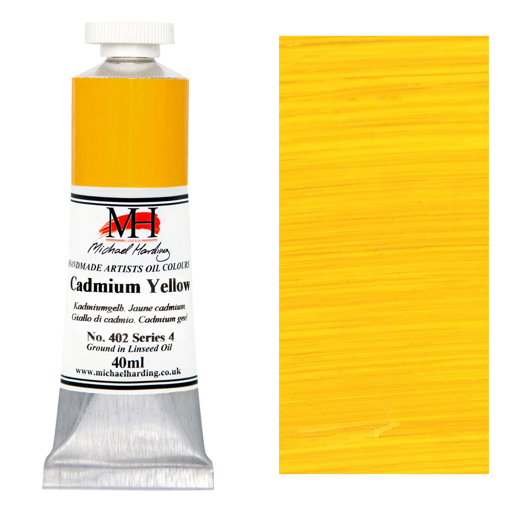 Michael Harding Artists Oil Colour 40ml Cadmium Yellow