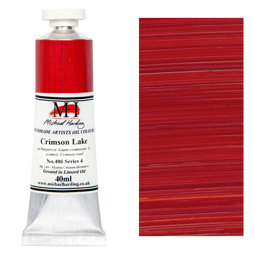 Michael Harding Artists Oil Colour 40ml Crimson Lake
