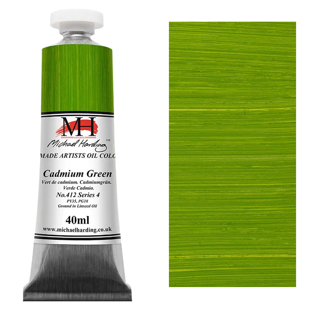 Michael Harding Artists Oil Colour 40ml Cadmium Green