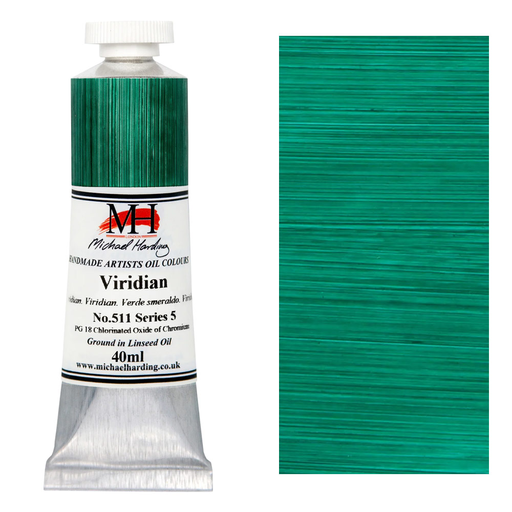 Michael Harding Artists Oil Colour 40ml Viridian