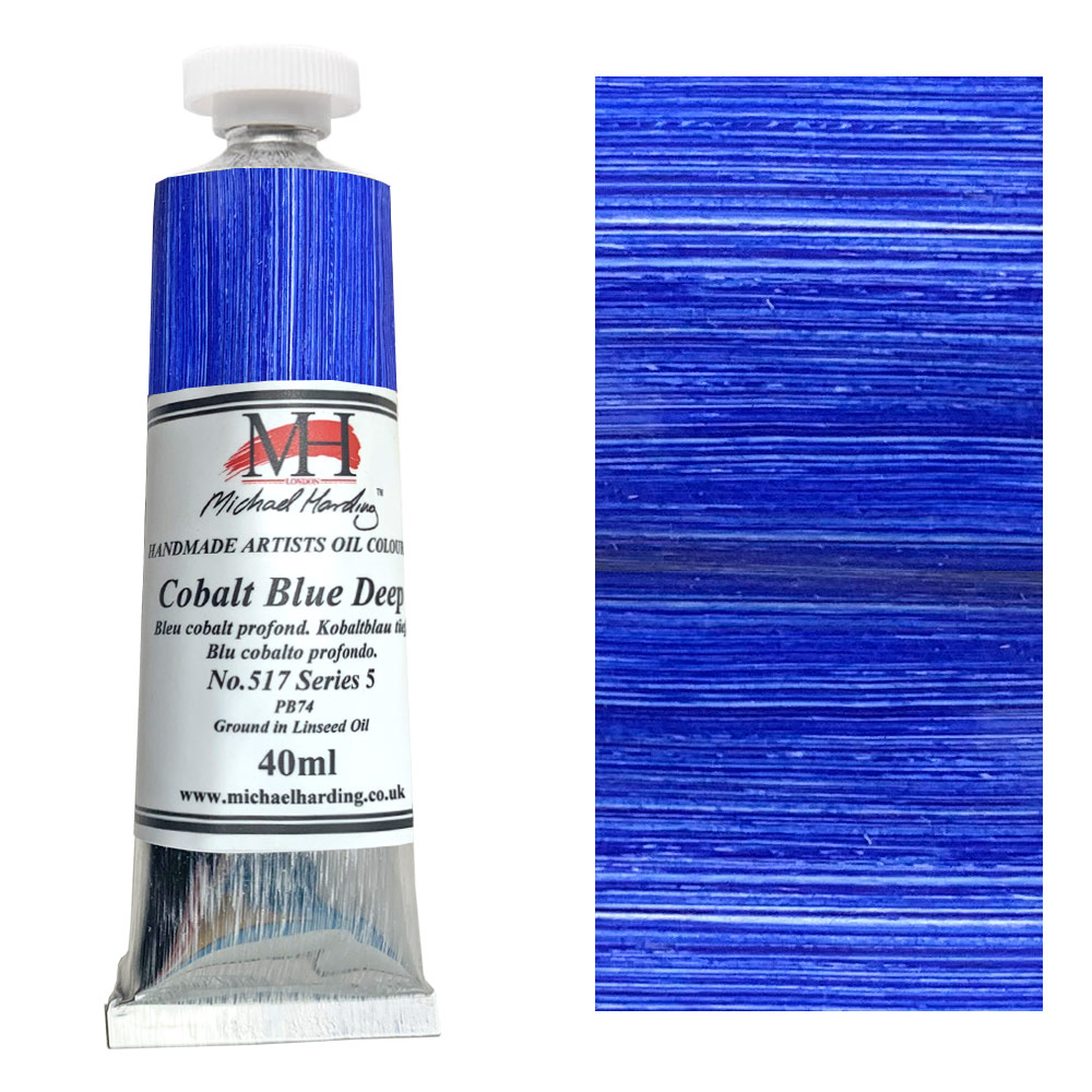 Michael Harding Artists Oil Colour 40ml Cobalt Blue Deep