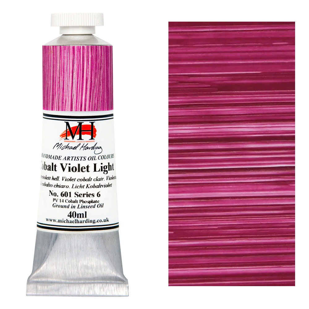 Michael Harding Artists Oil Colour 40ml Cobalt Violet Light