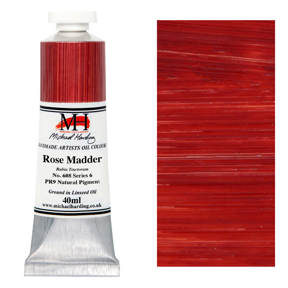 Michael Harding Artists Oil Colour 40ml Rose Madder