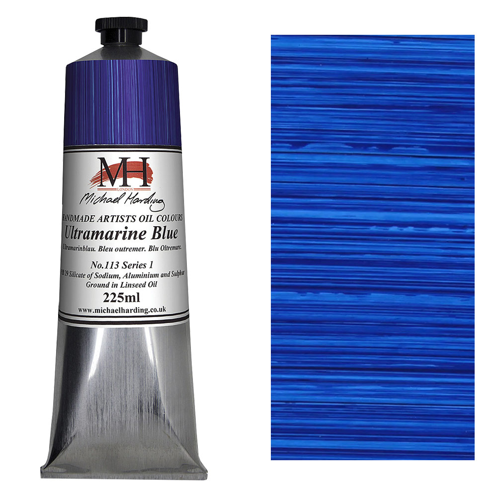 Michael Harding Artists Oil Colour 225ml Ultramarine Blue