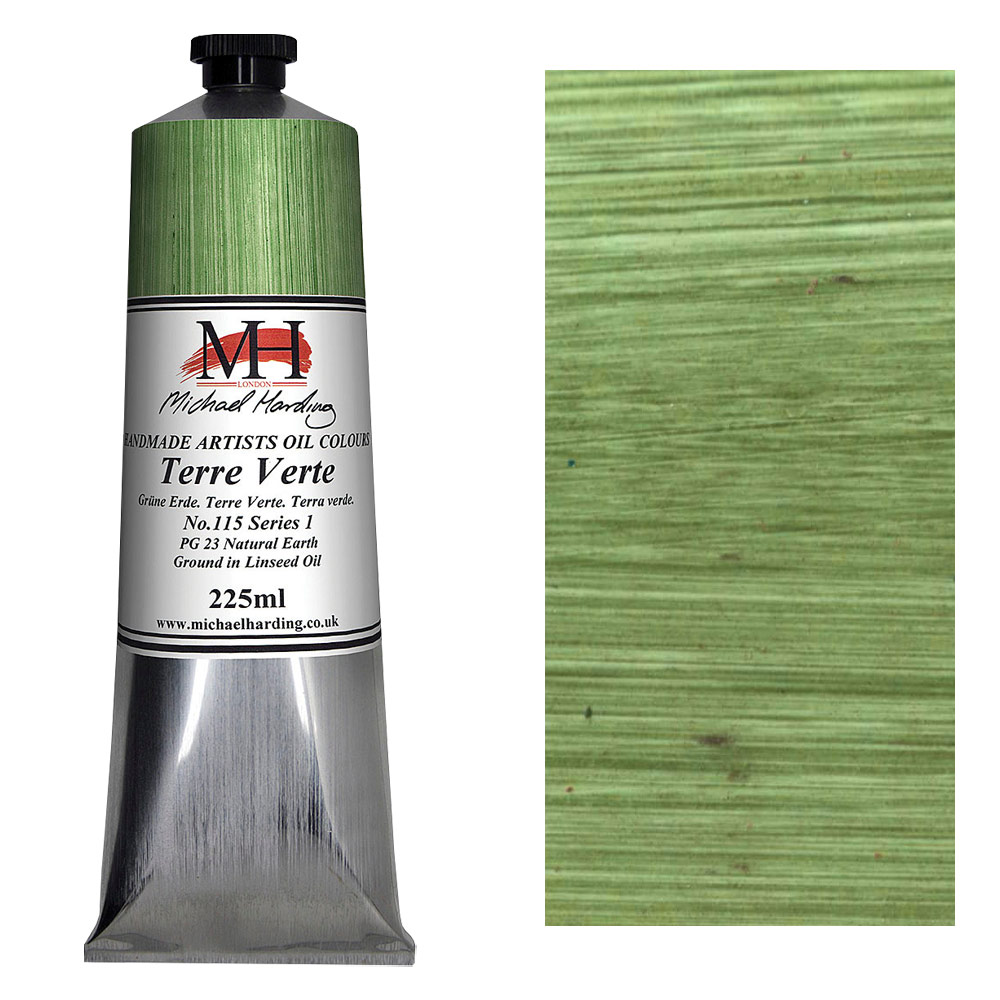 Michael Harding Artists Oil Colour 225ml Terre Verte