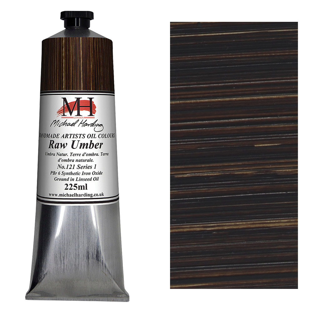 Michael Harding Artists Oil Colour 225ml Raw Umber