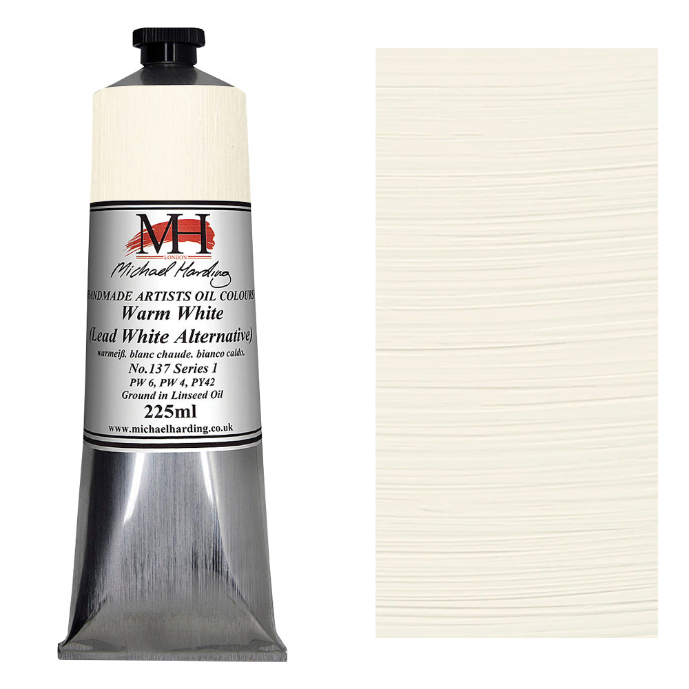 Michael Harding Artists Oil Colour 225ml Warm White