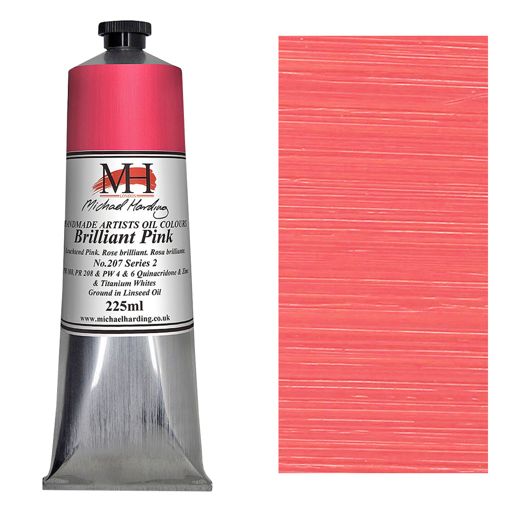 Michael Harding Artists Oil Colour 225ml Brilliant Pink