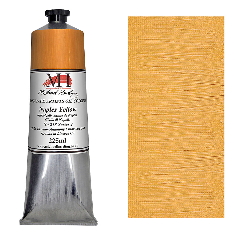 Michael Harding Artists Oil Colour 225ml Naples Yellow