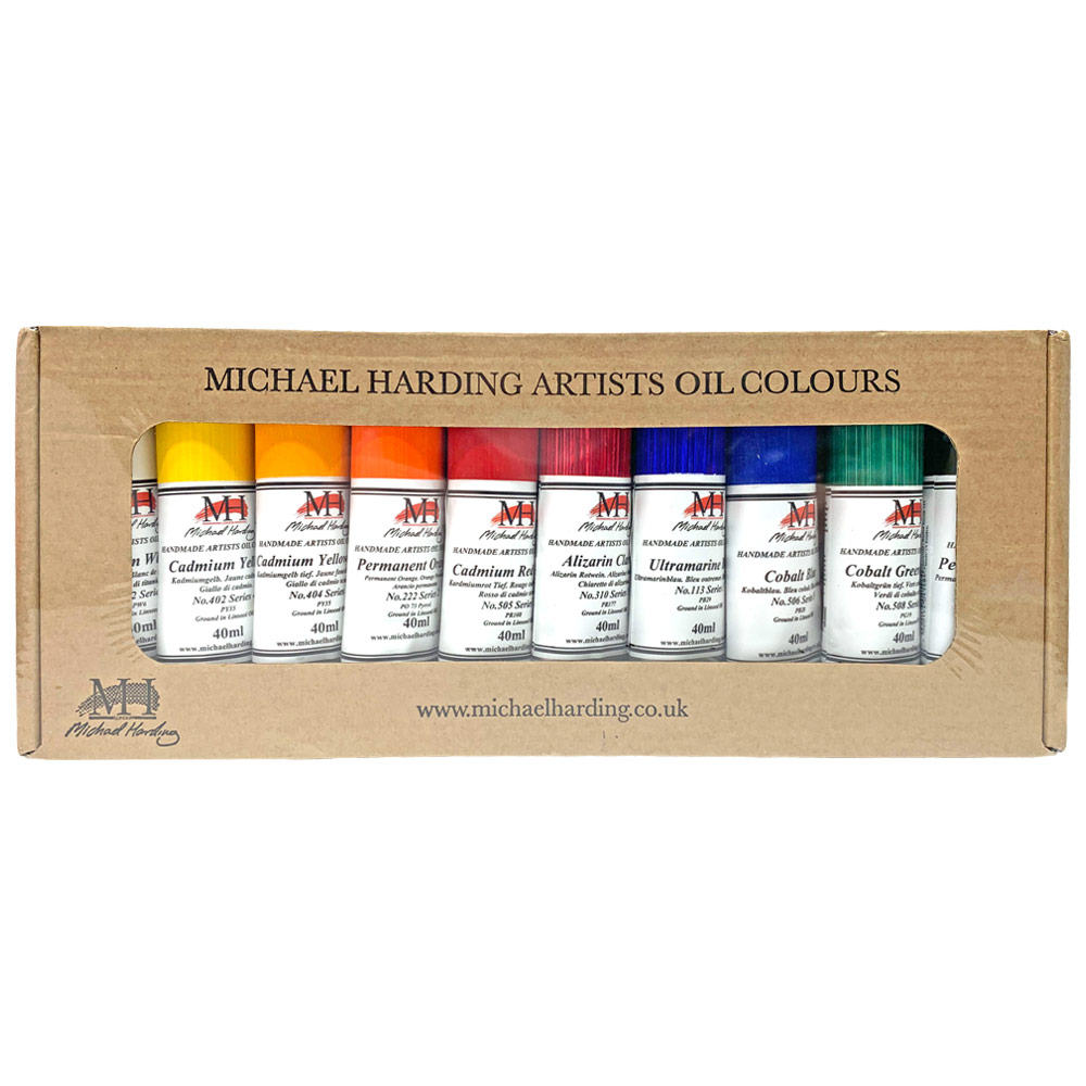 Michael Harding Artists Oil Colour 10 x 40ml Set Plein Air Master