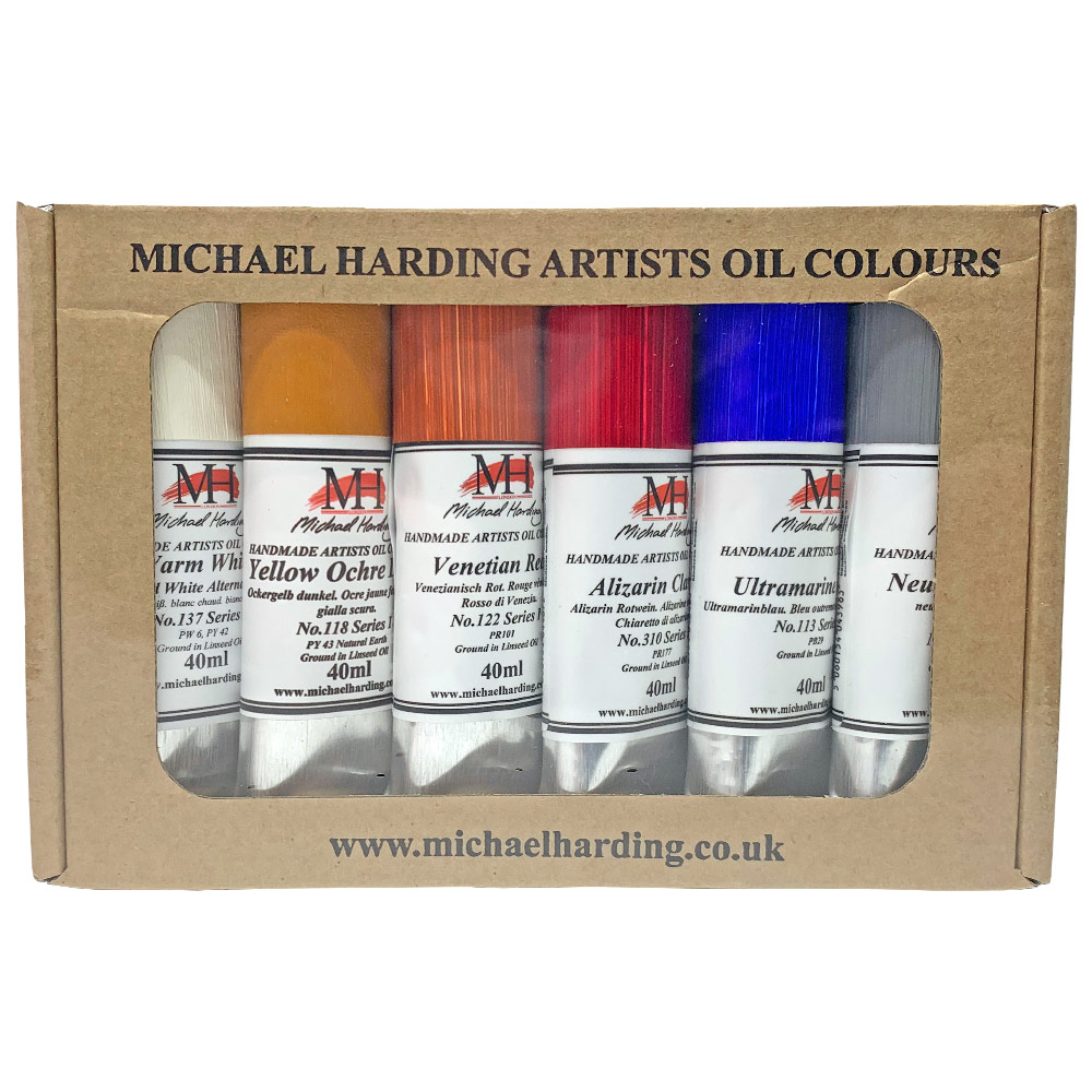 Michael Harding Artists Oil Colour 6 x 40ml Set Contemporary Portrait