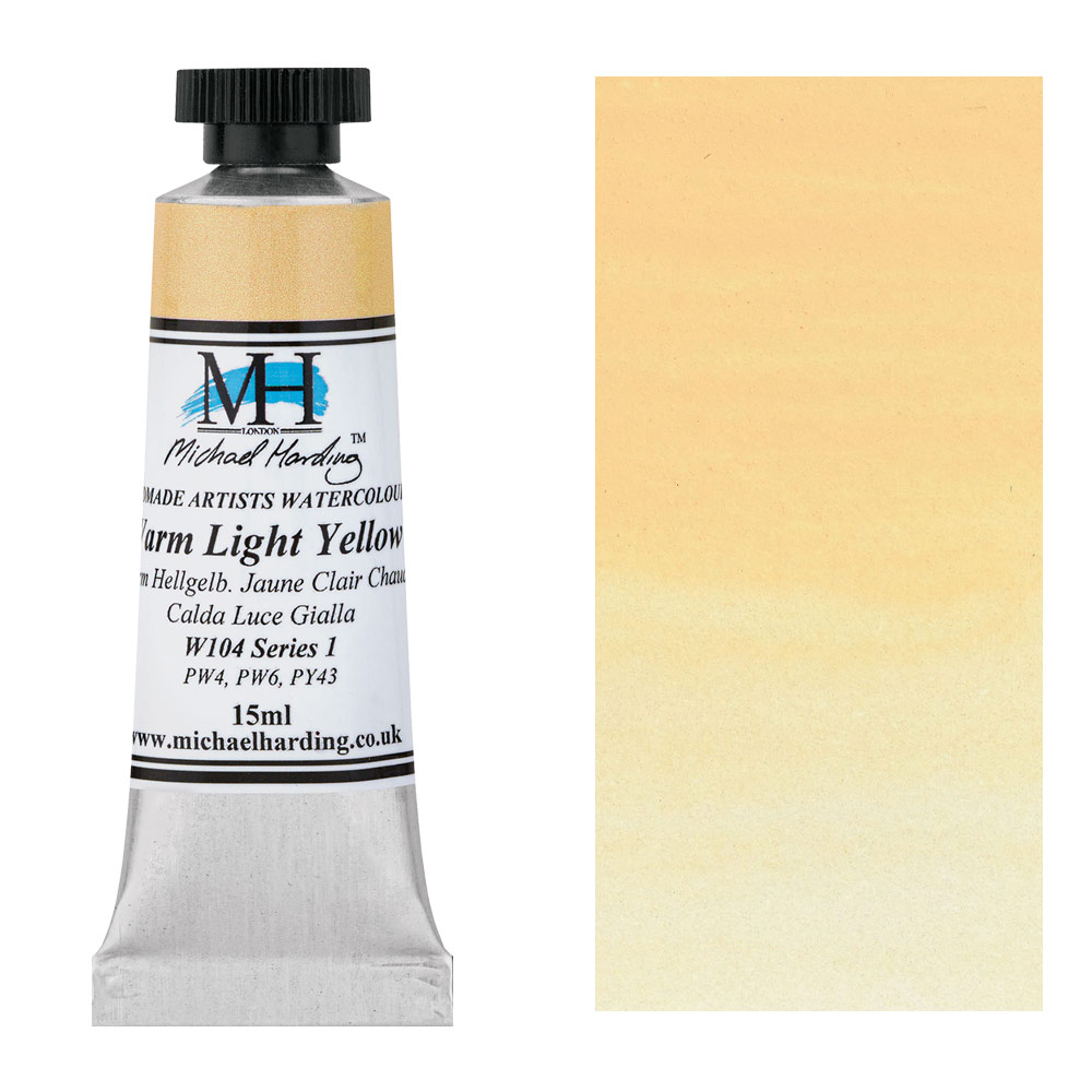 Michael Harding Artists Watercolor 15ml Warm Light Yellow