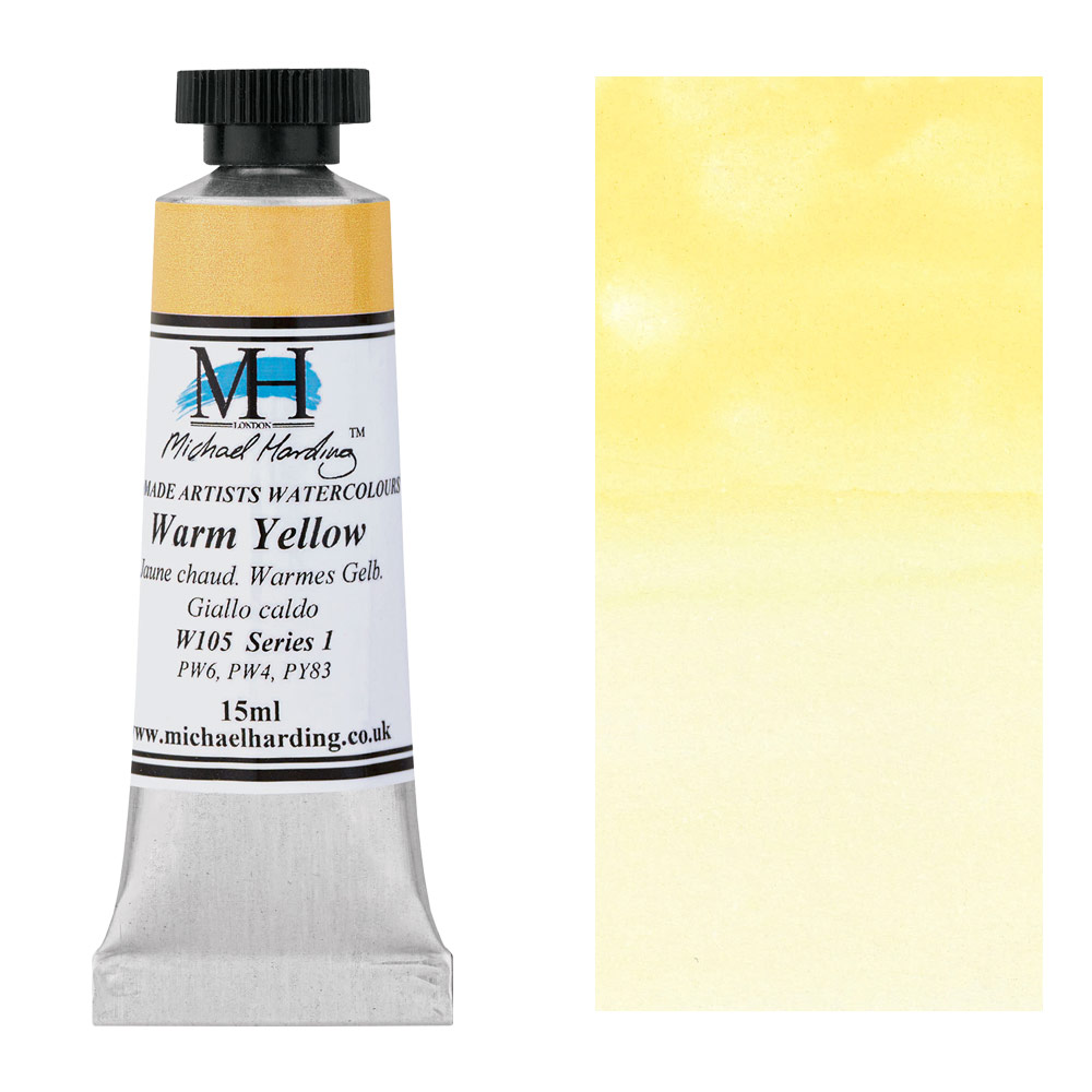 Michael Harding Artists Watercolor 15ml Warm Yellow