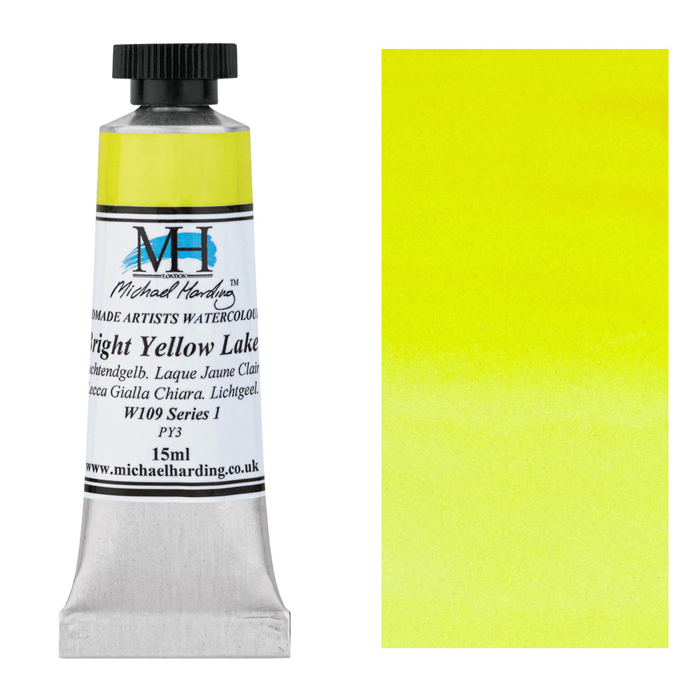 Michael Harding Artists Watercolor 15ml Bright Yellow Lake