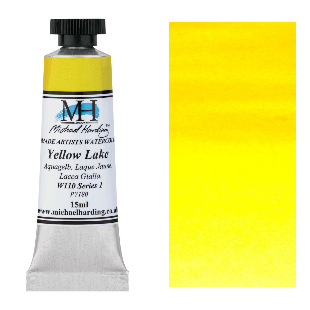 Michael Harding Artists Watercolor 15ml Yellow Lake