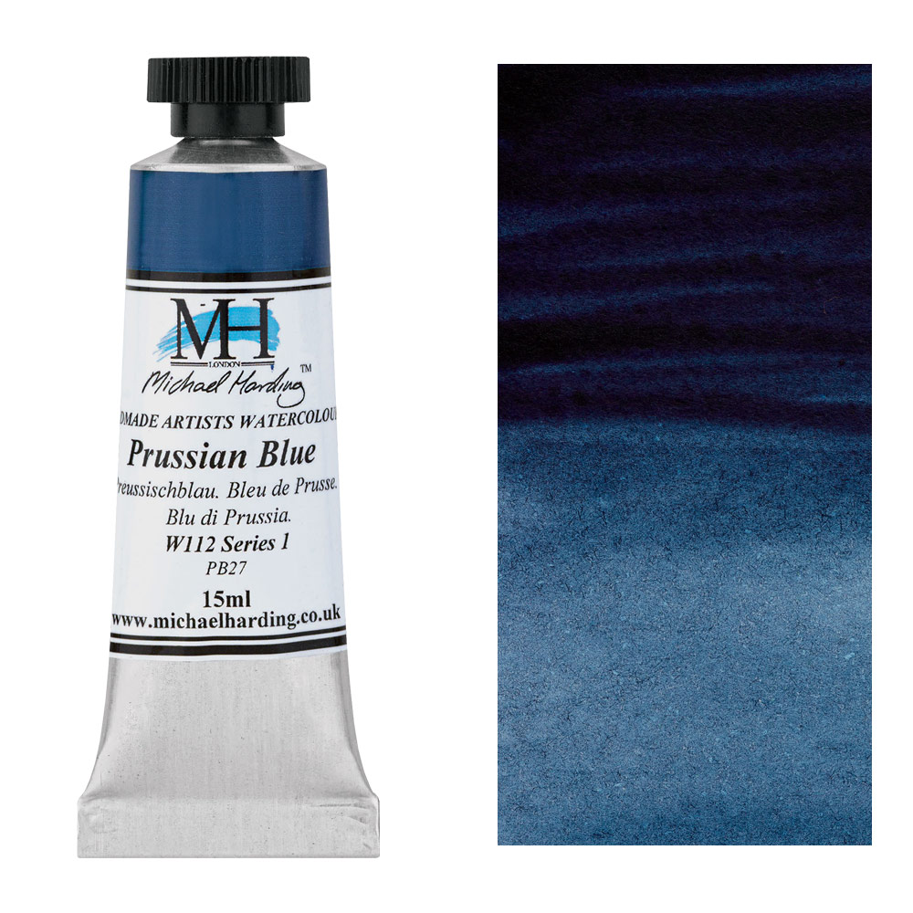 Michael Harding Artists Watercolor 15ml Prussian Blue