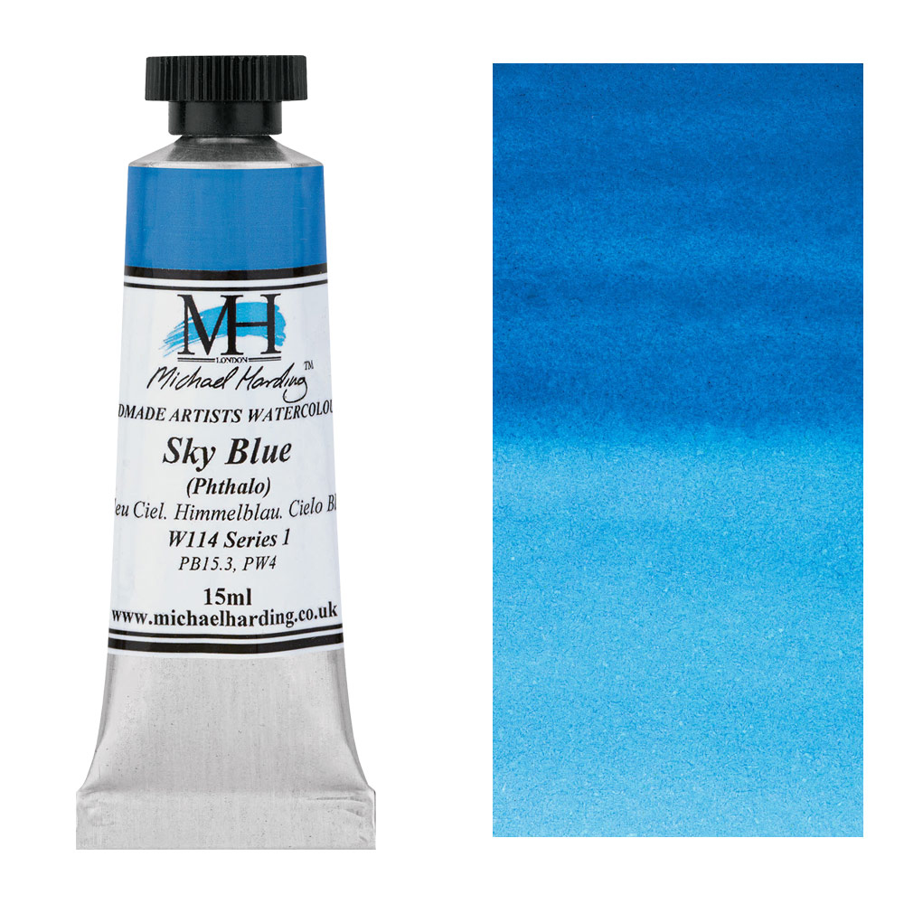 Michael Harding Artists Watercolor 15ml Sky Blue (Phthalo)