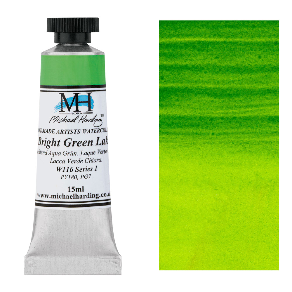 Michael Harding Artists Watercolor 15ml Bright Green Lake