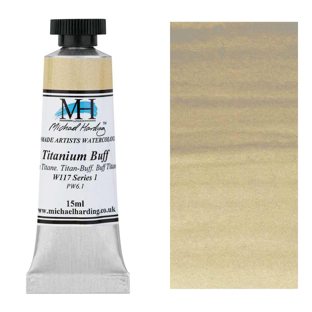 Michael Harding Artists Watercolor 15ml Titanium Buff