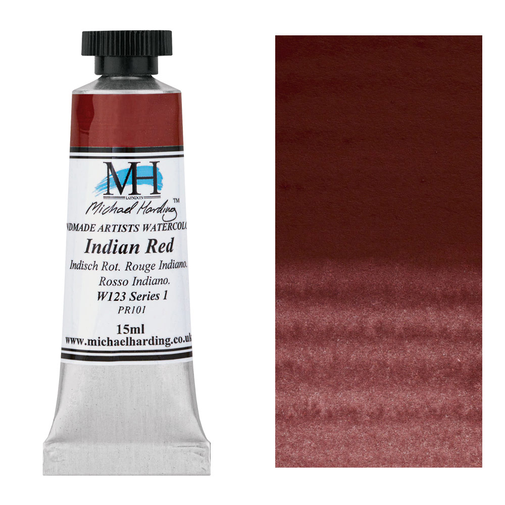 Michael Harding Artists Watercolor 15ml Indian Red