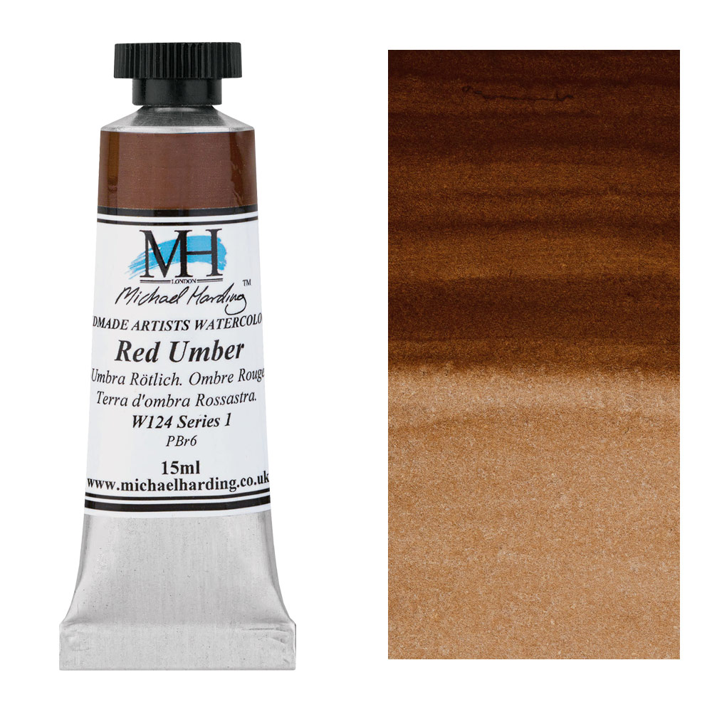 Michael Harding Artists Watercolor 15ml Red Umber