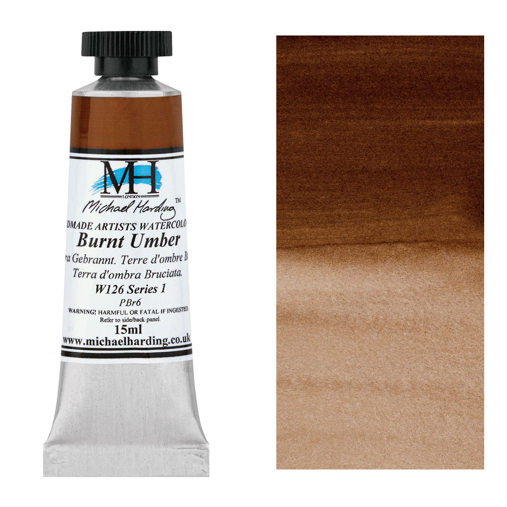 Michael Harding Artists Watercolor 15ml Burnt Umber
